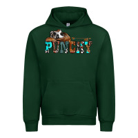 Forest Green western cowboy hat punchy Urban Hoodie - OliviaCreatesArt