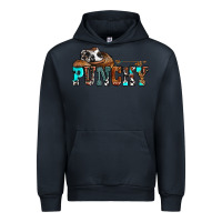Navy western cowboy hat punchy Urban Hoodie - OliviaCreatesArt