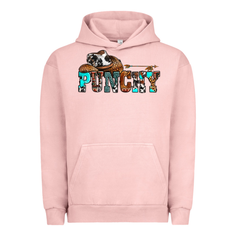 Western Cowboy Hat Punchy Urban Hoodie by OliviaCreatesArt | Teevron