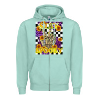 Seafoam stay skeleton hand spooky Zipper Hoodie - LillyAllenDesigns