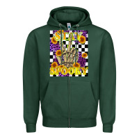 Sports Green stay skeleton hand spooky Zipper Hoodie - LillyAllenDesigns