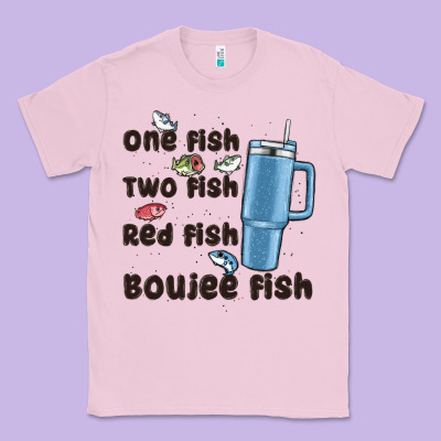 One Fish Two Fish Red Fish Boujee Fish Classic Tee Designed By Maliassmallbusiness