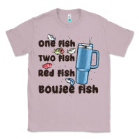 Lilac one fish two fish red fish boujee fish Classic Tee - MaliasSmallBusiness