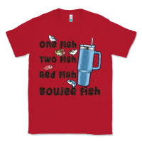 Red one fish two fish red fish boujee fish Classic Tee - MaliasSmallBusiness