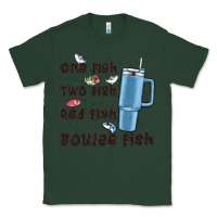 Sports Green one fish two fish red fish boujee fish Classic Tee - MaliasSmallBusiness