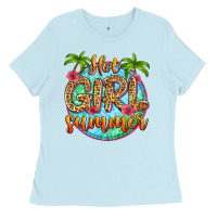 Baby Blue hot girl summer Ladies Tee - Zillion Design Studio