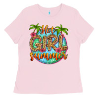 Bubblegum Pink hot girl summer Ladies Tee - Zillion Design Studio