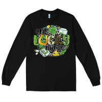 Black one lucky nurse Long Sleeve Tee - MaliasSmallBusiness