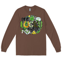 Chestnut one lucky nurse Long Sleeve Tee - MaliasSmallBusiness