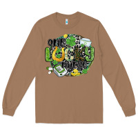 Toasted Coconut one lucky nurse Long Sleeve Tee - MaliasSmallBusiness