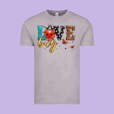 Love Bug Lady Bug Vintage Tee Designed By Lillyallendesigns