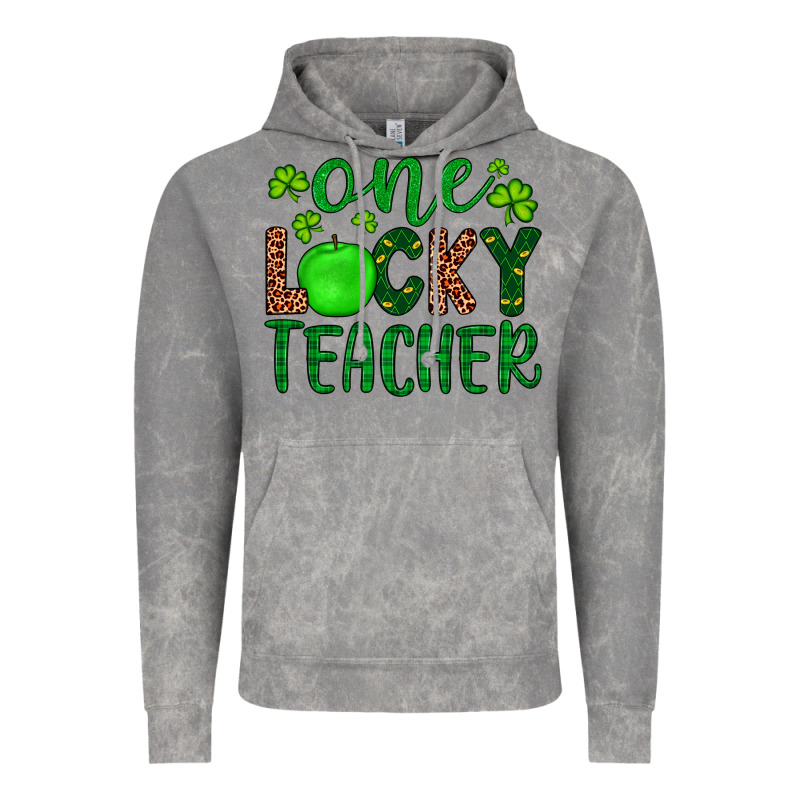 One Lucky Teacher Vintage Hoodie by Artiststas | Teevron