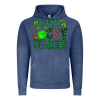 Vintage Denim one lucky teacher Vintage Hoodie - Artiststas