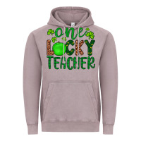 Vintage Zinc one lucky teacher Vintage Hoodie - Artiststas