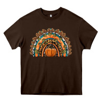 Fall Pumpkin Rainbow Heavy Core Tee | Teevron