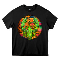 Black lobster Heavy Core Tee - BarkalooDesign