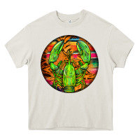 Cream lobster Heavy Core Tee - BarkalooDesign