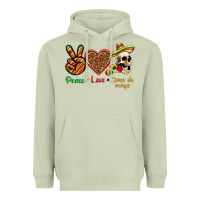 Matcha Peace Love Cinco De Mayo Heavyweight Hoodie - texasbilliewilder