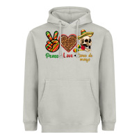 Moon Dust Peace Love Cinco De Mayo Heavyweight Hoodie - texasbilliewilder
