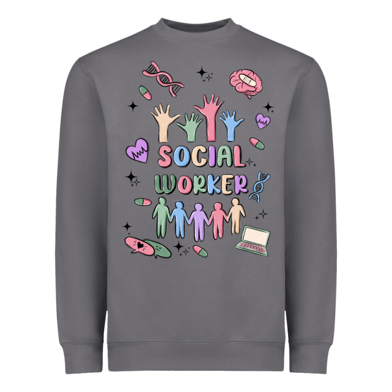 Social Worker Heavyweight Sweatshirt by MaliasSmallBusiness | Teevron