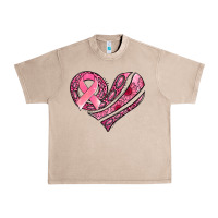 French Oak breast cancer awareness heart Urban Heavy Tee - Jasminsmagicworld