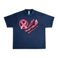 Navy breast cancer awareness heart Urban Heavy Tee - Jasminsmagicworld