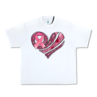 White breast cancer awareness heart Urban Heavy Tee - Jasminsmagicworld