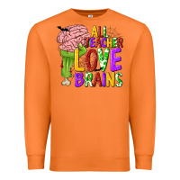 Carrot All Teacher Love Brains Premium Sweatshirt - texasbilliewilder