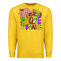 Lemon All Teacher Love Brains Premium Sweatshirt - texasbilliewilder