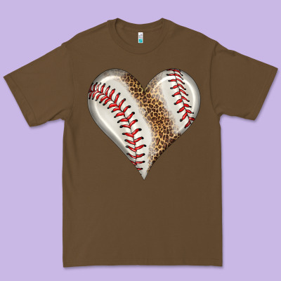Baseball Heart Premium Tee Designed By Hra Design Shop