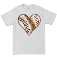 Dove Grey baseball heart Premium Tee - HRA Design Shop