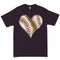 Plum baseball heart Premium Tee - HRA Design Shop