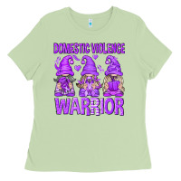 Matcha Domestic Violence Warrior Gnomes Ladies Tee - texasbilliewilder
