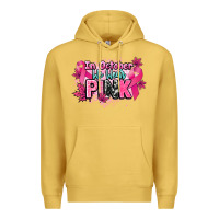 Antique Gold In October we wear pink Cancer Awareness Premium Hoodie - HowdyJamesFarm