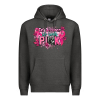 Charcoal Heather In October we wear pink Cancer Awareness Premium Hoodie - HowdyJamesFarm