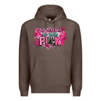 Coffee In October we wear pink Cancer Awareness Premium Hoodie - HowdyJamesFarm