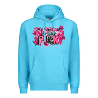 Ocean Blue In October we wear pink Cancer Awareness Premium Hoodie - HowdyJamesFarm