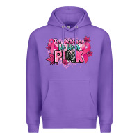 Purple In October we wear pink Cancer Awareness Premium Hoodie - HowdyJamesFarm
