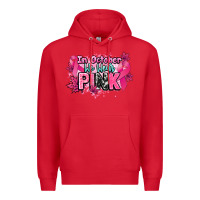 Red In October we wear pink Cancer Awareness Premium Hoodie - HowdyJamesFarm