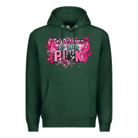 Sports Green In October we wear pink Cancer Awareness Premium Hoodie - HowdyJamesFarm