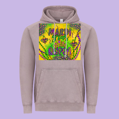 Mardi Gras Queen Vintage Hoodie Designed By Artiststas