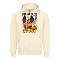 Sandshell too cute to spook Zipper Hoodie - LillyAllenDesigns
