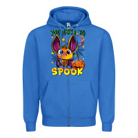 True Royal too cute to spook Zipper Hoodie - LillyAllenDesigns