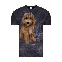Cloud Black maltipoo Vintage Tee - BarkalooDesign