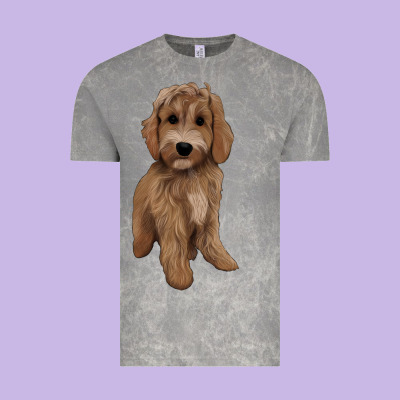 Maltipoo Vintage Tee Designed By Barkaloodesign