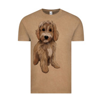 Vintage Coffee maltipoo Vintage Tee - BarkalooDesign