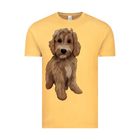 Vintage Mustard maltipoo Vintage Tee - BarkalooDesign