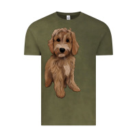 Vintage Olive maltipoo Vintage Tee - BarkalooDesign