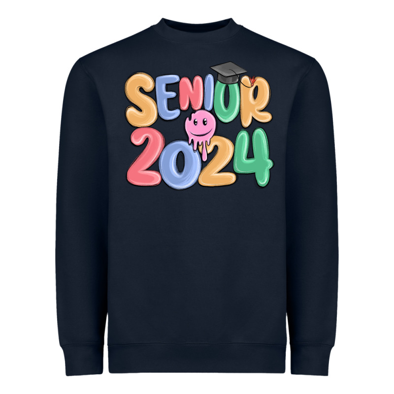 Senior 2024 Heavyweight Sweatshirt by MaliasSmallBusiness | Teevron