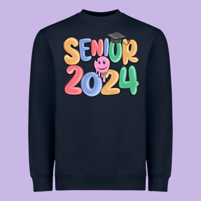 Senior 2024 Heavyweight Sweatshirt Designed By Maliassmallbusiness